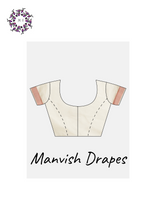 Load image into Gallery viewer, Plain Kerala Kasavu Pure Cotton Saree with Tassels (COPPER ZARI)