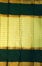 Load image into Gallery viewer, Semi Mysuru Crepe Saree with Contrast Border and Striped body.