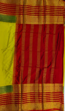 Load image into Gallery viewer, Semi Mysuru Crepe Saree with 3D Contrast Border,Pallu and Blouse