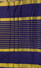 Load image into Gallery viewer, Semi Mysuru Crepe Saree with Contrast Border and Striped body.