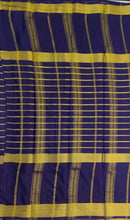 Load image into Gallery viewer, Semi Mysuru Crepe Saree with Contrast Border and Striped body.