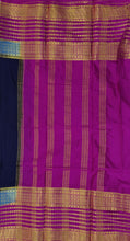 Load image into Gallery viewer, Semi Mysuru Crepe Saree with 3D Contrast Border,Pallu and Blouse.