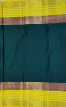 Load image into Gallery viewer, Semi Mysuru Crepe Saree with 3D Contrast Border,Pallu and Blouse.