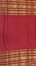 Load image into Gallery viewer, Semi Mysuru Crepe Saree with Contrast Border,Pallu and Blouse