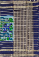 Load image into Gallery viewer, Semi Mysuru Crepe Saree with Baluchari Printed Body,Contrast Border,Pallu and Blouse with Color Options