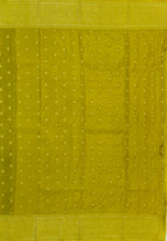 Load image into Gallery viewer, Banaras Chinnon Crepe Saree with Contrast Border,Pallu and Blouse.