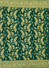 Load image into Gallery viewer, Banaras Chinnon Crepe Saree with Self Colored Border,Pallu and Blouse-With Color Options