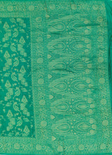 Load image into Gallery viewer, Banaras Chinnon Crepe Saree with Self Colored Border,Pallu and Blouse-With Color Options