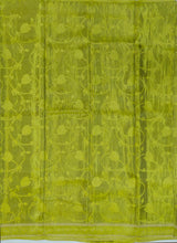 Load image into Gallery viewer, Banaras Crepe Saree with Shimmer Body and Contrast Blouse.
