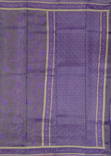 Load image into Gallery viewer, Banaras Crepe Saree with Shimmer Body and Contrast Blouse.