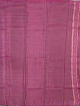 Load image into Gallery viewer, Banaras Crepe Saree with Shimmer Body and Contrast Blouse.