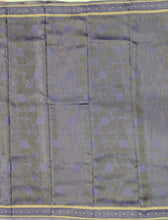 Load image into Gallery viewer, Banaras Crepe Saree with Shimmer Body and Contrast Blouse.