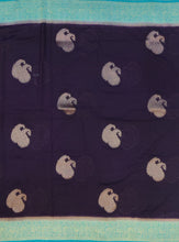 Load image into Gallery viewer, Banaras Georgette Saree with Paisley Buttis all over with Contrast Border,Pallu and Blouse- Jamoon