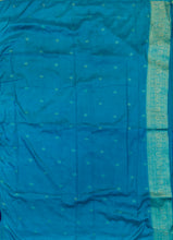 Load image into Gallery viewer, Banaras Georgette Saree with Paisley Buttis all over with Contrast Border,Pallu and Blouse- Jamoon