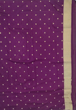 Load image into Gallery viewer, Banaras Georgette Borderless Saree with Zari Buttis all over,Self Color Border,Pallu and Blouse-Wine Color