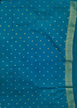 Load image into Gallery viewer, Banaras Georgette Borderless Saree with Zari Buttis all over,Self Color Border,Pallu and Blouse-Rama Color