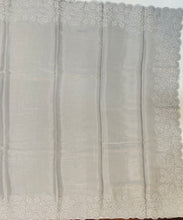 Load image into Gallery viewer, Designer Saree with Rice Stitch Embroidery on Crush Fabric-Grey color