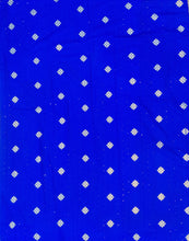 Load image into Gallery viewer, Semi Mysuru Crepe Saree in all over checks-self color comes with beautiful sequence blouse-ROYAL BLUE