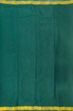 Load image into Gallery viewer, Semi Mysuru Crepe Saree with self Border,Pallu and Blouse -dark green color