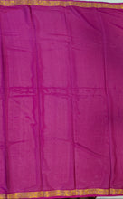Load image into Gallery viewer, Semi Mysuru Crepe Saree with self Border,Pallu and Blouse -pink color
