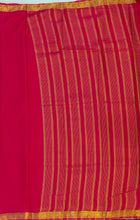 Load image into Gallery viewer, Semi Mysuru Crepe Saree with self Border,Pallu and Blouse -PINK COLOR
