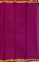 Load image into Gallery viewer, Semi Mysuru Crepe Saree with self Border,Pallu and Blouse -PURPLE COLOR