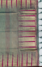 Load image into Gallery viewer, Desingers saree with woven patterns and tasselled fringe, geometry and ornamental design-PINK COLOR