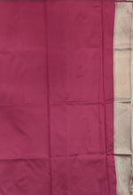 Load image into Gallery viewer, Desingers saree with woven patterns and tasselled fringe, geometry and ornamental design-MARON COLOR