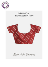 Load image into Gallery viewer, Mul Mul Pure Cotton Saree with Ikat Prints all over (BLACK PATOLA)
