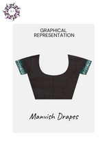 Load image into Gallery viewer, Mul Mul Pure Cotton Saree with Tie N Dye and Batiq Prints (RAMA-NAVY BLUE COMBINATION)
