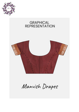 Load image into Gallery viewer, Mul Mul Pure Cotton Saree with Tie N Dye and Batiq Prints (COPPER-MAROON COMBINATION)
