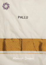 Load image into Gallery viewer, Plain Kerala Kasavu Pure Cotton Saree (GOLD ZARI)
