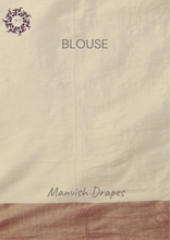 Load image into Gallery viewer, Plain Tissue Kerala Kasavu Pure Cotton Saree with Zari Tissue Border (MAROON)
