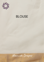 Load image into Gallery viewer, Plain Kerala Kasavu Pure Cotton Saree (GOLD ZARI)
