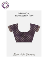 Load image into Gallery viewer, Mul Mul Pure Cotton Saree with Block Prints (WINE)
