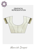 Load image into Gallery viewer, Kerala Kasavu Pure Cotton Saree with Buttas all over ,Woven Border and Woven Pallu(BLACK)
