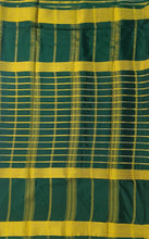 Load image into Gallery viewer, Semi Mysuru Crepe Saree with Contrast Border and Striped body.
