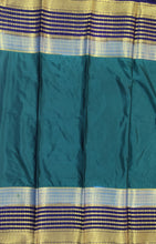 Load image into Gallery viewer, Semi Mysuru Crepe Saree with 3D Contrast Border,Pallu and Blouse.
