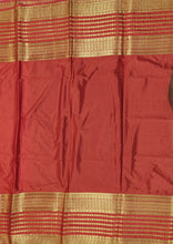 Load image into Gallery viewer, Semi Mysuru Crepe Saree with 3D Contrast Border,Pallu and Blouse.
