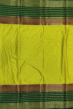 Load image into Gallery viewer, Semi Mysuru Crepe Saree with 3D Contrast Border,Pallu and Blouse.
