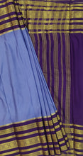 Load image into Gallery viewer, Semi Mysuru Crepe Saree with Contrast Border,Pallu and Blouse
