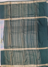 Load image into Gallery viewer, Semi Mysuru Crepe Saree with Digitally Printed Body,Contrast Border,Pallu and Blouse.
