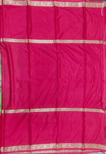 Load image into Gallery viewer, Semi Mysuru Crepe Saree with Digitally Printed Body,Contrast Border,Pallu and Blouse.
