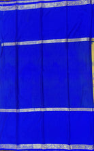 Load image into Gallery viewer, Semi Mysuru Crepe Saree with Digitally Printed Body,Contrast Border,Pallu and Blouse.
