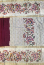 Load image into Gallery viewer, Semi Mysuru Crepe Saree with Digitally Printed Body,Contrast Border,Pallu and Blouse.
