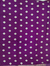 Load image into Gallery viewer, Semi Mysuru Crepe Saree with Kamalkari Printed Body,Contrast Border,Pallu and Blouse.
