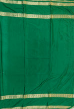 Load image into Gallery viewer, Semi Mysuru Crepe Saree with Digitally Printed Body,Contrast Border,Pallu and Blouse.
