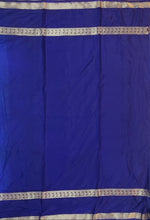 Load image into Gallery viewer, Semi Mysuru Crepe Saree with Digitally Printed Body,Contrast Border,Pallu and Blouse.
