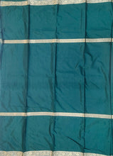 Load image into Gallery viewer, Semi Mysuru Crepe Saree with Digitally Printed Body,Contrast Border,Pallu and Blouse.
