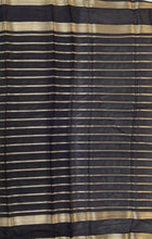 Load image into Gallery viewer, Semi Mysuru Crepe Saree with Kamalkari Printed Body,Contrast Border,Pallu and Blouse.
